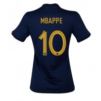 Frankrike Kylian Mbappe #10 Replika Hemmatröja Dam VM 2022 Kortärmad